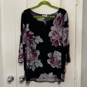 Calvin Klein Floral print top